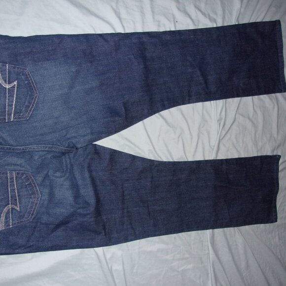 AEO size 14 true boot cut jeans womens pants denim fourteen blue stretch jean - Picture 4 of 6